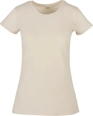 Produktbild von Build Your Brand Kurzarm-T-Shirt für Frauen Quinpot cremig M