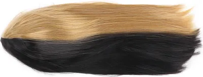 Obrázek produktu pro Dámská paruka z černého lnu, módní, přirozeně vypadající, dlouhá, hladká paruka z umělých vlasů pro cosplay a vánoční večírky