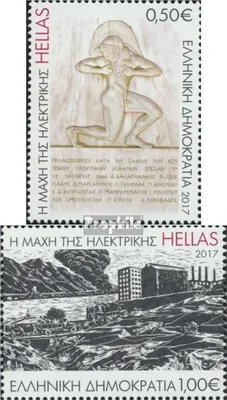 Produktbild von Briefmarken Griechenland 2017 Mi 2966-2967 (kompl.Ausg.) postfrisch Kampf um das Elektrizitätswerk