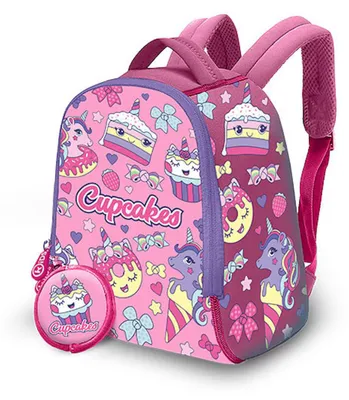 Produktbild von Kids Licensing Cupcakes Rucksack Rosa Rosa One Size