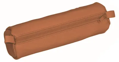Produktbild von ALASSIO 43147 Schlamperrolle aus echtem Leder, Stiftetui braun, Schlamper ca. 21