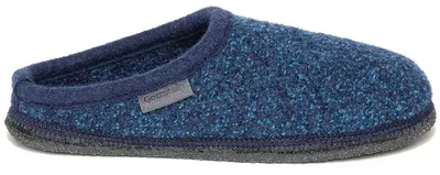 Produktbild von Gottstein Wool Venture Low Uni Walk-Pantoffel Dunkelblau (Vibrant Blue), 48-310-8701 - Gr. 43