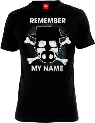 Produktbild von Breaking Bad Remember My Name T-Shirt black, Größe:XL