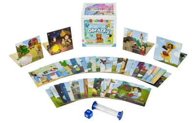 Produktbild von BrainBox Gesellschaftsspiel Bilder Gedächtnis- und Beobachtungsspiel für 1 Spieler