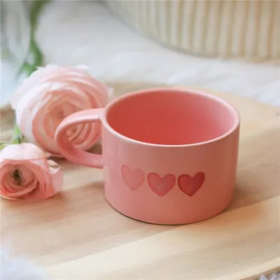 Obrázek produktu pro Hrníček se srdíčkem růžový Decor by Glassor