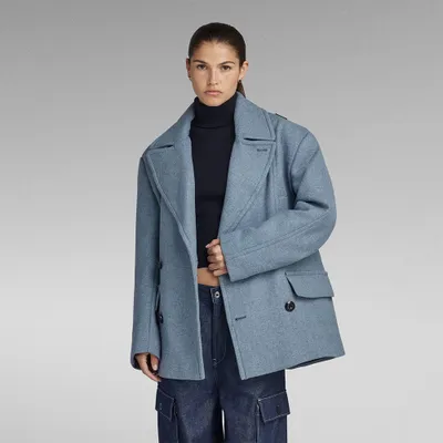 Produktbild von G-star Heavy Wool Blazer Blau L Frau Blau L