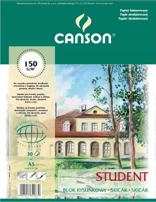 Immagine prodotto di BLOCCO DA DISEGNO A5 CANSON Album da disegno per schizzi 150 g 30 k
