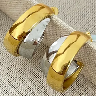 Produktbild von Ohrringe NO-23530 - Elegante Golden/Silber Schmuckstücke KP23530