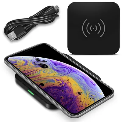 Produktbild von Für QI Wireless Schnell Ladegerät für Apple iPhone XS Max Kabellos Induktives Laden