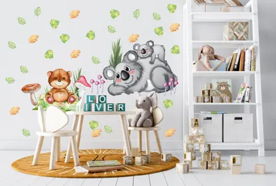 Obrázok produktu pre Farebná detská nálepka na stenu do chlapčenskej izby 50x100