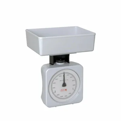 Produktbild von Eva Küchenwaage weiß 033022 mechanisch 3kg