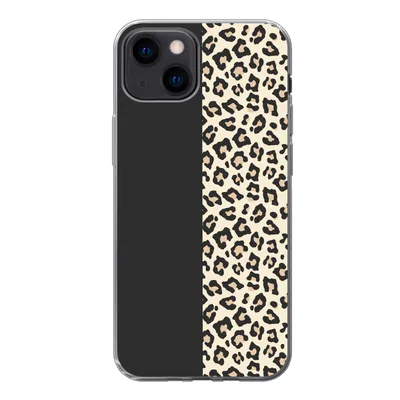 Produktbild von MuchoWow® Handyhülle Schutzhülle Hülle für iPhone 13 mini Tiere - Muster - Panther Silikon Softcase Handy Hülle - Softcase