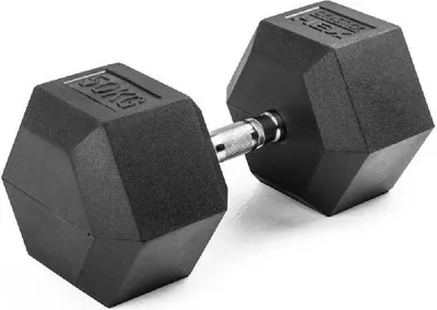 Produktbild von Gymstick Hex Hantel 60kg 1 Einheit Schwarz 60 kg Schwarz 60 kg