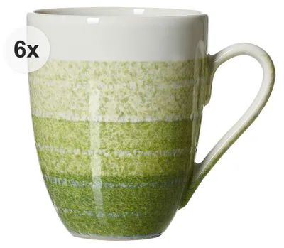 Produktbild von Becher 320ml 6er Set Trio grün