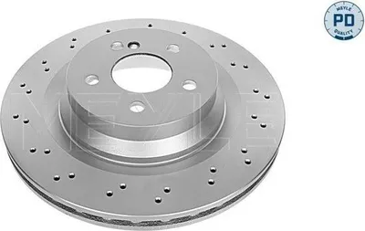 Produktbild von 2x MEYLE Bremsscheibe 015 523 0017/PD hinten 68 2mm 330mm