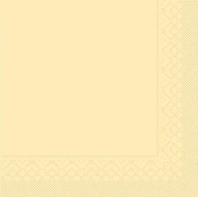 Produktbild von Tissue Cocktail-Serviette Creme, 20 x 20 cm, 300 Stück - Mank