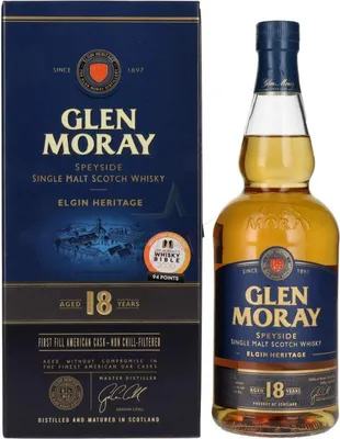 Produktbild von Glen Moray 18 Years Old Elgin Heritage First Fill American Cask 47,20 %  0,70 Liter