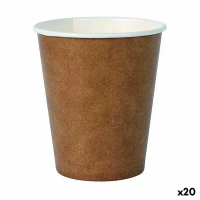Obrázek produktu pro Sada kelímků algon jednorázové kelímky papír kraft 30 kusů 250 ml (20 kusů)