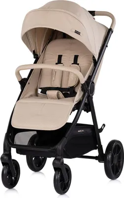 Obrázek produktu pro Chipolino kočárek Ultera Buggy skládací košík odpružení zadní brzda pás hnědý