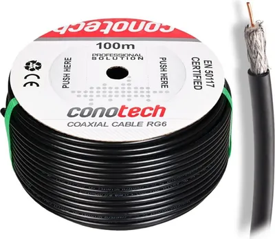 Zdjęcie produktu dla Antenowy Przewód Koncentryczny Żelowany Ns100Tri Gel Rolka 100M