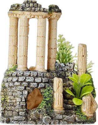 Imagen del producto de Decoración para acuarios: Columnas antiguas ornamentales