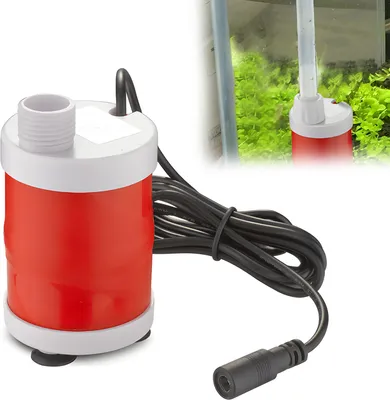Produktbild von DC12V 20W Tauchwasserpumpe - Hochhub-20-Fuss-Brunnenpumpe mit 5-Fuss-Netzkabel, 700 L/h, buerstenlose Gleichstrompumpe mit hohem Durchfluss Gartenpump