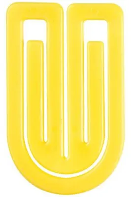 Produktbild von Büroklammern King Klip 50mm VE=100 Stück gelb
