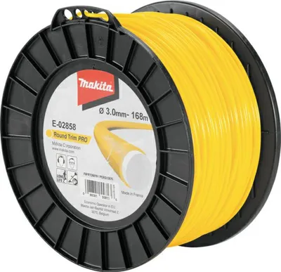 MAKITA Nylonfaden rund PRO 3,0 mm, 168 m Länge, verschleißfest
