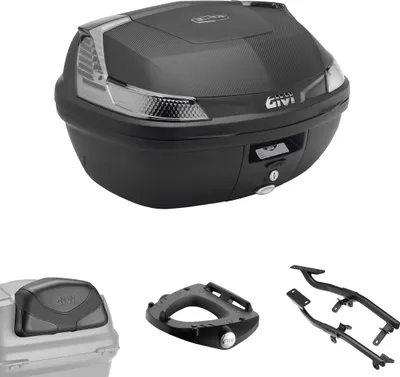 Immagine prodotto di Kit bauletto Monolock GIVI B47 BLADE TECH nero fumè 47L con portapacchi