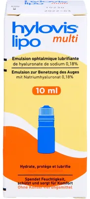 Zdjęcie produktu dla Hylovis lipo multi krople do oczu 10 ml