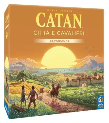 Zdjęcie produktu dla Catan: Città e Cavalieri (Edizione 2025) – Gra planszowa – Giochi Uniti – 3-4 graczy – 12+