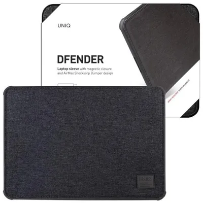 Zdjęcie produktu dla Uniq Etui Dfender Laptop Sleeve 16" Czarny/Charcoal Black