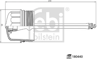 Image de Couvercle, boîtier de filtre à huile FEBI 180440