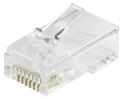 Productafbeelding van Equip 121173 Equip Steckersatz Cat6 RJ45 UTP ungeschirmt 100Stk transpare