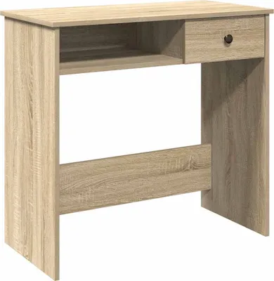 Image de vidaXL Bureau chêne Sonoma 80x40x75 cm bois composite