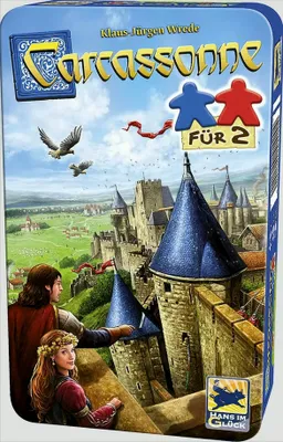 Produktbild von Carcassonne, Für 2 - Bring-Mic h-Mit-Spiel in Metalldose