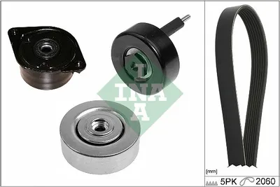 Produktbild von INA 529 0414 10 Keilrippenriemensatz für BMW 3 Limousine (E46)