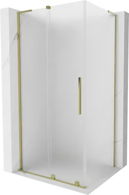 Zdjęcie produktu dla Mexen Velar L Kabina Prysznicowa 90x75cm Złota Szron, Rozsuwana