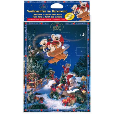 Produktbild von Heidel Bären Adventskalender 75g