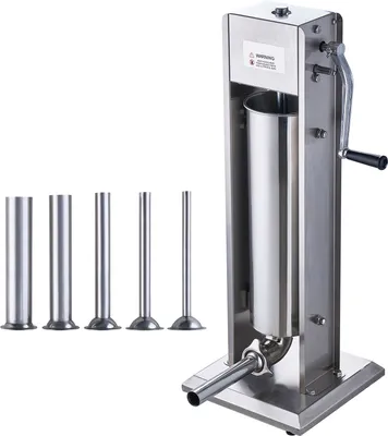 Produktbild von SucceBuy Manueller Wurstfüller 7L, 304 Edelstahl, vertikal，385 x 440 x 785 mm / 15,2 x 17,3 x 30,9 Zoll