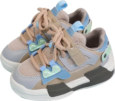 Produktbild von Kinder-Sportschuhe, leicht, atmungsaktiv, mit Klettverschluss, lässig, für Spaziergänge, Laufen, Khaki, 23