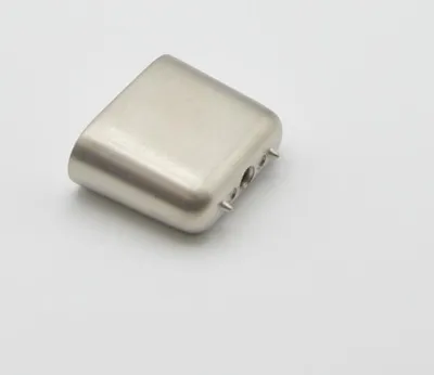 Productafbeelding van Meubelknop van zamac, 34x14 mm, geborsteld nikkel