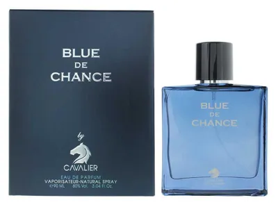 Zdjęcie produktu dla Kavalier, Blue De Chance, woda perfumowana, dla mężczyzn, 90 ml
Alternatywna, bardziej naturalna wersja po niemiecku: Kavalier, Blue De Chance, woda perfumowana, męska, 90 ml