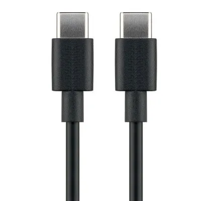 Obrázok produktu pre Nabíjací a synchronizačný kábel z USB-C na USB-C vhodný pre zariadenia s pripojením USB-C, farba čierna
