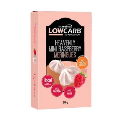 Produktbild von Low Carb® Heavenly Mini Raspberry Meringues 28g (2er-Pack)
