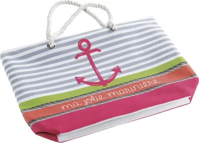 Image de Sac de plage Matelot Rose