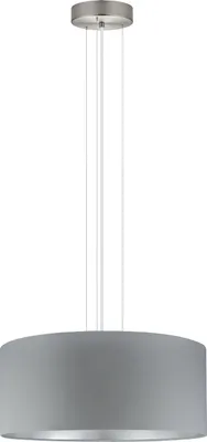 Immagine prodotto di Eglo lampada a sospensione Maserlo Ø53cm 3xE27 grigio argento 31606