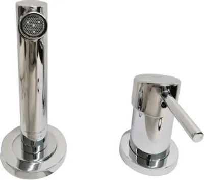 Produktbild von Grohe Concetto 2-Loch-Waschtischbatterie Wandmontage chrom - 19575001