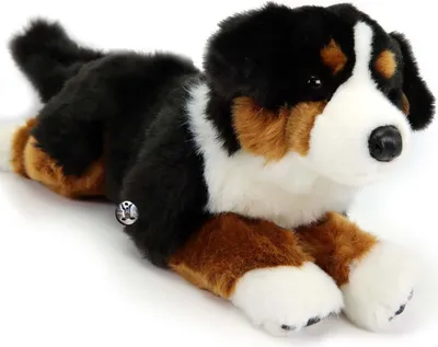 Produktbild von Berner Sennenhund Kuscheltier Hund liegend Plüschtier BERND