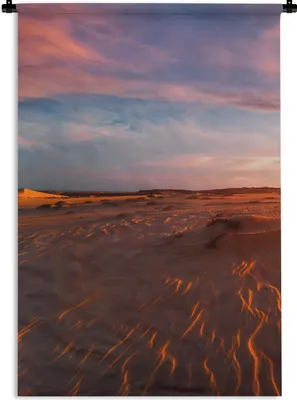 Produktbild von MuchoWow® Wandteppich Wandbehang Sand - Landschaft - Himmel - Wüste 60x90 cm Tapisserie Dekoration Wandtuch - Foto-Teppich - Abwaschbar